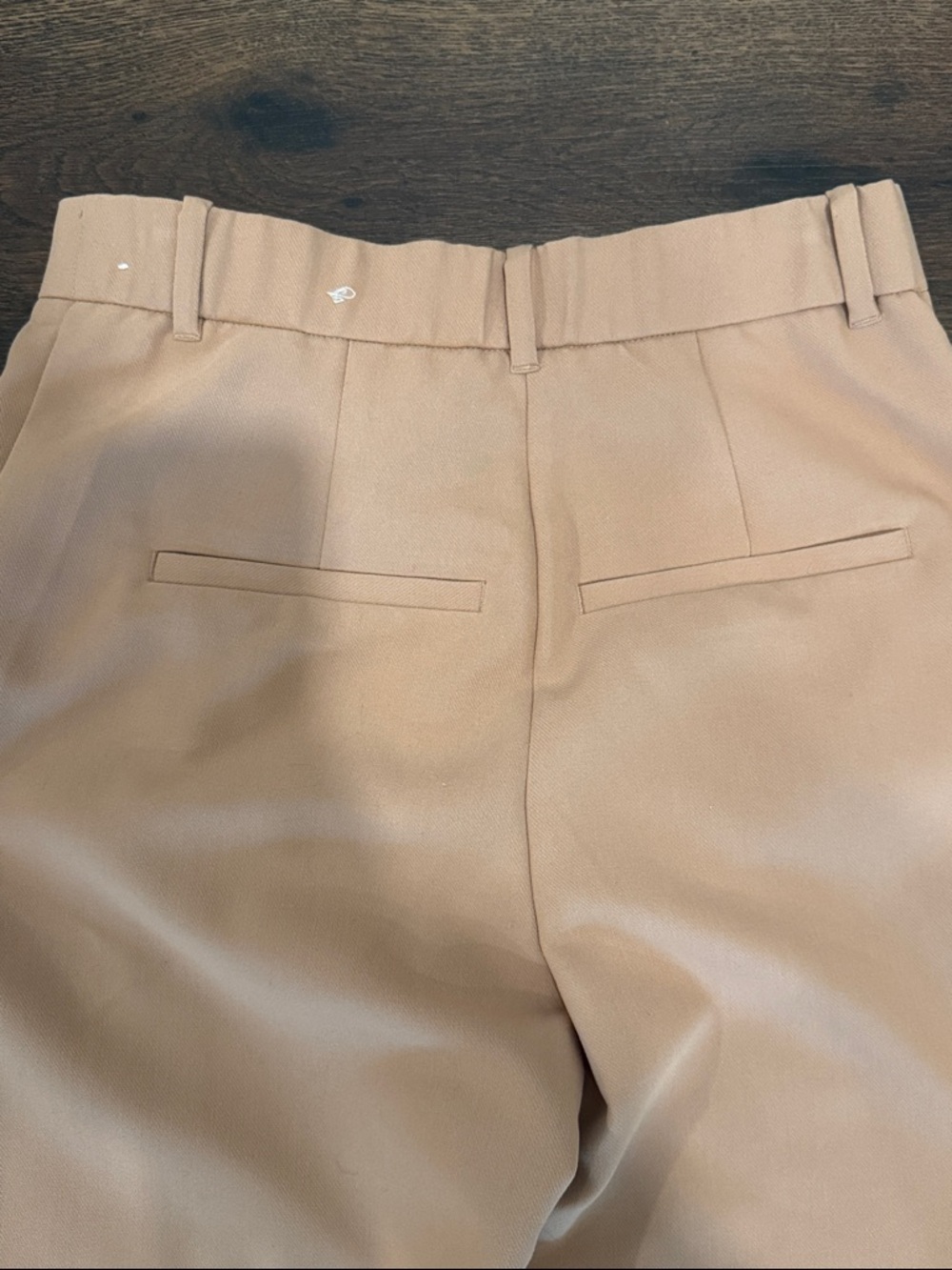 Abercrombie & Fitch Tailored High-Rise Trousers - Light Tan - Picture 8 of 8